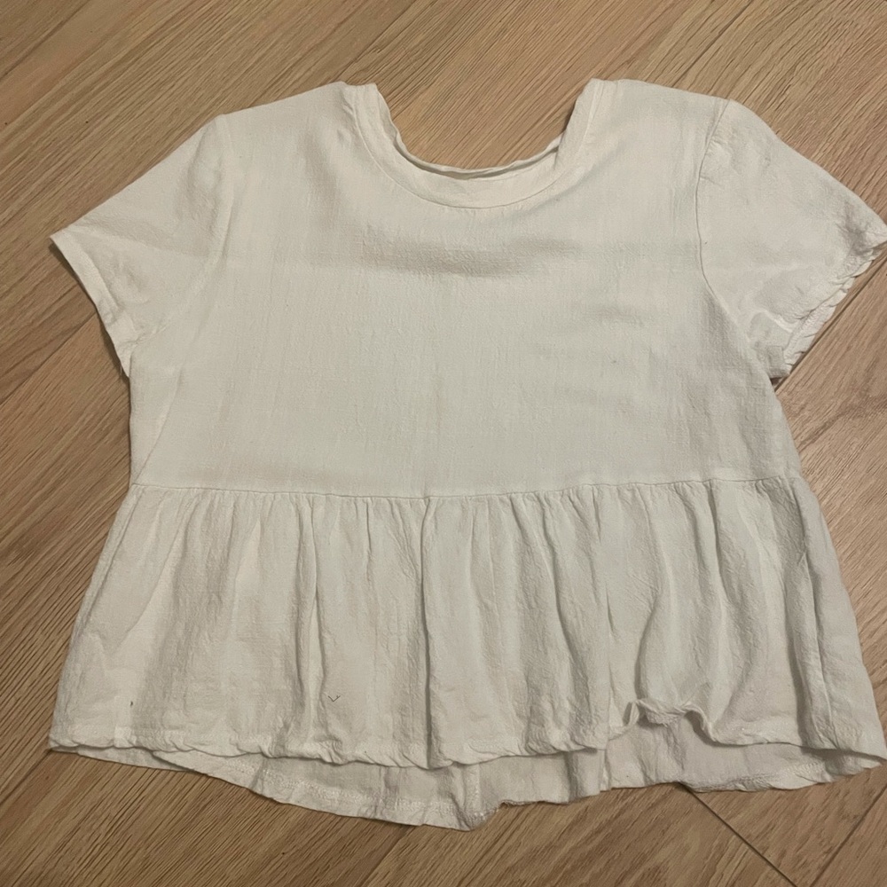 White flowy pacsun top